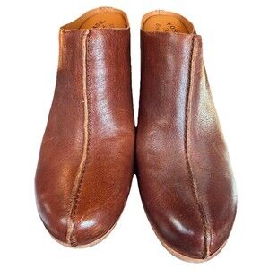 Kork Ease Sagana Slip On Mules Booties Rum Brown Color Size 8M
